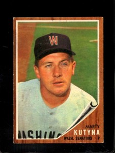1962 TOPPS #566 MARTY KUTYNA EX SP SENATORS UER *SBA6629
