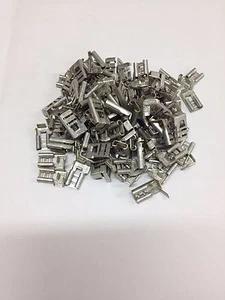 CLIP BANDERA 6,35 MM EXTREMO PULGAR ABIERTO (100 PIEZAS) X 2 - Imagen 1 de 3