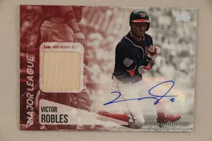 2019 Topps Series 2 Autograph Major League Material Victor Robles Nationals - Picture 1 of 1