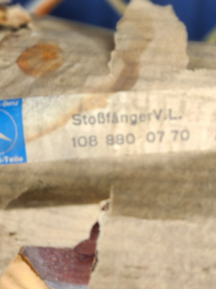 СЕКЦИЯ БАМПЕРА MERCEDES BENZ NOS 280 SE 1970-е? - Изображение 1 из 4