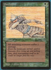 Sandstorm Arabian Nights NM Green Common MAGIC MTG CARD (ID# 218999) ABUGames