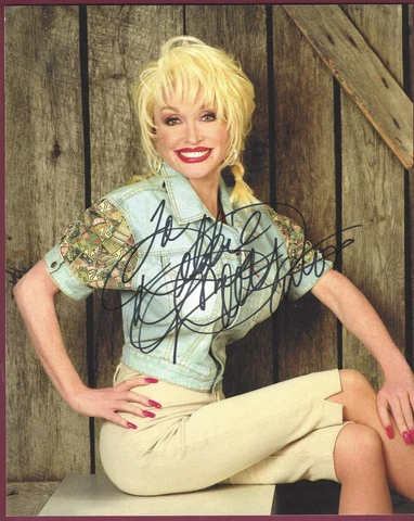 Dolly Parton, Country Music Star, Signed Photo, COA, UACC RD 036 Cover