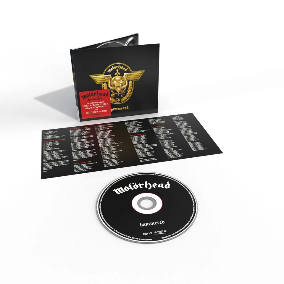 Motorhead Hammered CD Europe BMG 2023 in digipak BMGCAT370CDX
