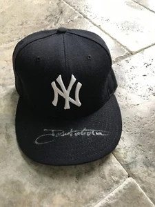 NY Yankees Jose Tabata Signed Baseball Cap - Picture 1 of 2