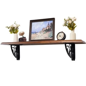 Wood Mantels for Fireplace,Handcrafted Fireplace Mantels 60 Inches,Wall Mount... - Picture 1 of 8