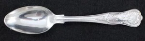 International Silver OMBLIGO (Diseño del Rey) 4 cucharaditas EXCELENTE ESTADO - Imagen 1 de 4