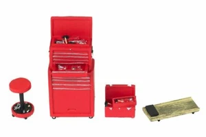 TIRE BRIGADE 4 PIECE TOOL SET MOTORHEAD MINIATURES 191 1/24 DIECAST ACCESSORY - Picture 1 of 3