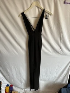 Solace Relevance Maxi Dress With Strappy Low Back Size 4 Black  - Picture 1 of 5