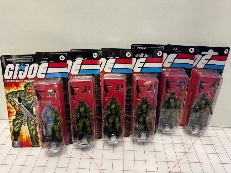 GI Joe Vintage Retro Lonzo Stalker Wilkinson Walmart Hasbro 3.75” 2021