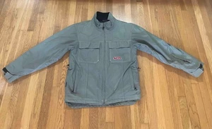 Vintage Fate Skijacke Mantel Ski Herren M belüftet hellgrau - Bild 1 von 9
