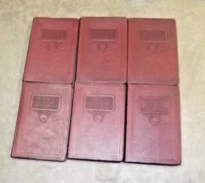 Vintage 1935 Practical Business Administration 6 Books Leather Cover - Picture 1 of 5