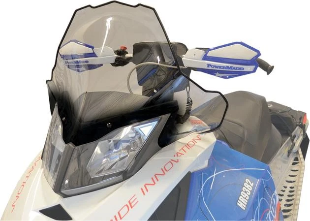 Parabrisas Powermadd Cobra Alto 17.5" Transparente/Negro Desvanecido #13432 Ski-Doo Foto 1 de 1