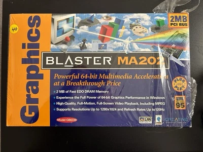 Creative Graphics Blaster M202 2MB Video card New In Box - Image 1 of 4