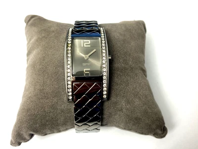 ESPRIT Damenuhr mit Steinbesatz, Edelstahl, rechteckig,  ES103692008 - Bild 1 von 4