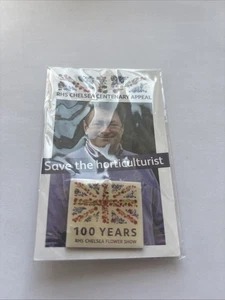 100 Years Of RHS Chelsea Flower Show Metal Badge. - Picture 1 of 2