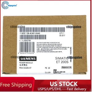 New Siemens 6ES7 138-4CA01-0AA0 6ES7138-4CA01-0AA0 SIMATIC DP PM-E power modules - Picture 1 of 3