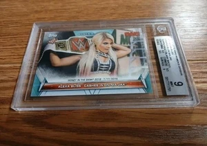 2019 Topps WWE Women's Division Alexa Bliss Blank Back 1/1 Card W/ COA BGS 9 - Picture 1 of 2