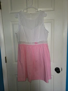 NWT Lilly Pulitzer Alivia Dress  Size 16 In Havana Pink #002228 Free Ship - Picture 1 of 8