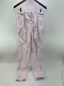 Maje Womens Light Pink Belted Pants Size 34 - Picture 1 of 4