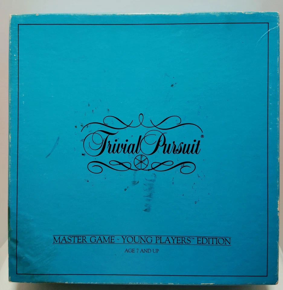 Trivial Pursuit Master Game Young Players Edition Vintage 1984 Ages 7 & Up - Image 1 of 1