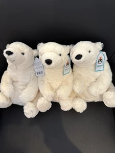 BNWT Jellycat Small Elwin Polar Bear New with tags - Picture 1 of 2
