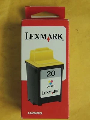 Genuine Lexmark Number 20 Yellow Ink Cartridge 15M0120 - Image 1 of 2