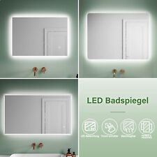 LED Badspiegel mit Beleuchtung Badezimmerspiegel  Wandspiegel Beschlagfrei Touch