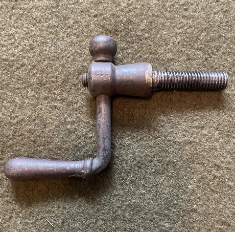 Vintage Machine Handle Crank Steampunk Art Industrial Repurpose Cover