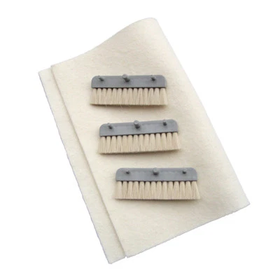 Neopost Hasler Formax Quadient FP Inserter Moistening Brush Set 3 Brushes Cloth