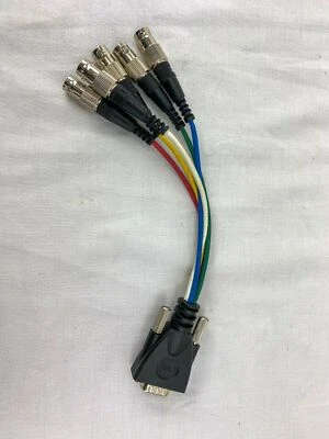 LWC Male VGA to RBHGV Female BNC Adapter - Image 1 of 3