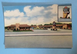 MUSKOGEE Oklahoma OK WESTERN MOTEL VINTAGE POSTCARD - Picture 1 of 2