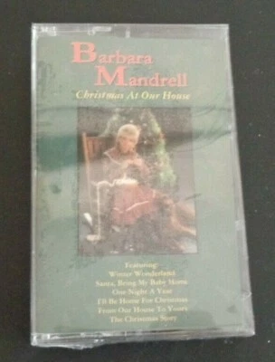 BARBARA MANDRELL Christmas At Our Home NEW Cassette Tape FREE SHIPPING Sealed - Image 1 of 2