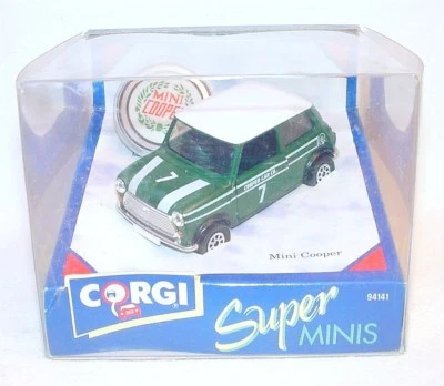 Corgi Toys 1:36 MORRIS MINI COOPER Super Nr.7 + Badge! Model Car #94141 MIB`92! - Image 1 of 4