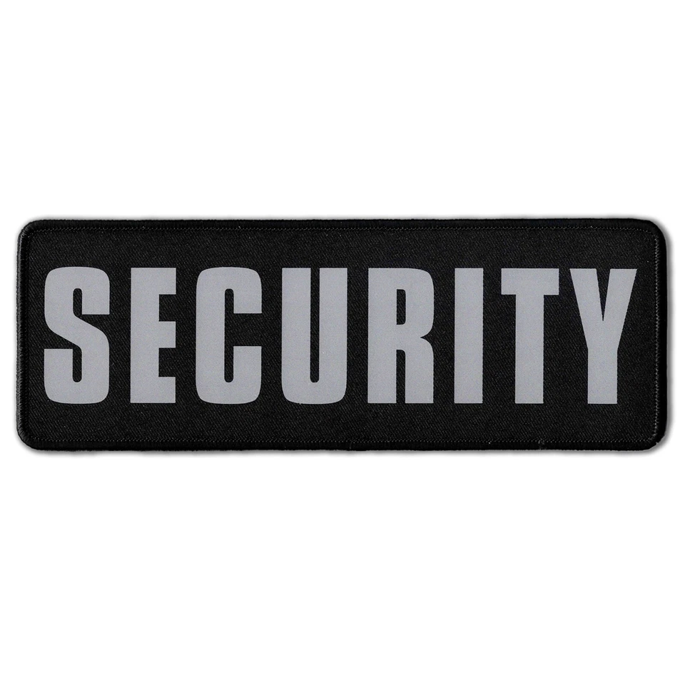 Security Patch – Ultra Reflective Hook and Loop Patch for Tactical Vest - Image 1 of 4
