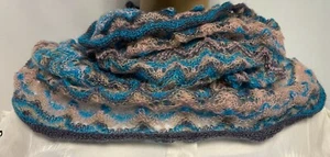 MISSONI ZickZack Infinity Mohair Schal in Mehrfarbig 3042 0002 34x55cm NEU - Bild 1 von 4