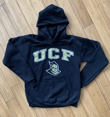Sudadera con Capucha UCF Unisex Negra Talla Pequeña Foto 1 de 4