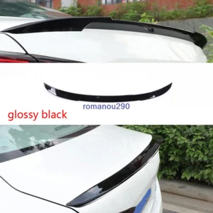 2019 For NEW Nissan Altima glossy black Rear Tail Trunk Spoiler Wing Lip Trim - Picture 1 of 5