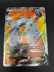Stonjourner V 193/202 FULL ART ULTRA RARE Sword and Shield NM Pokemon HOLO 2020 - Picture 1 of 4