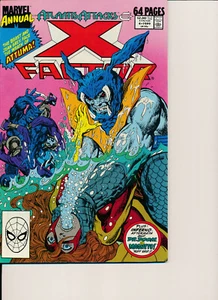  COMIC BOOK  - X-MEN X FACTOR ANNUAL #4 1989 MARVEL VF+/NM NICE! - Picture 1 of 2