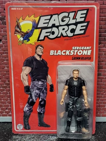 Eagle Force Sergeant Blackstone - Grimm Reaper figure Zica Toys Fresh Monkey Cover
