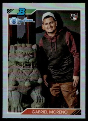 2023 Bowman HERITAGE CHROME Gabriel Moreno Rookie Arizona Diamondbacks #69 - Image 1 of 2