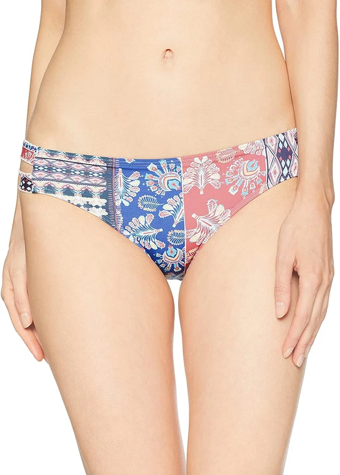 Roxy Women's 188499 Bohemian Vibes 70's Bikini Bottom Swimwear Size XS