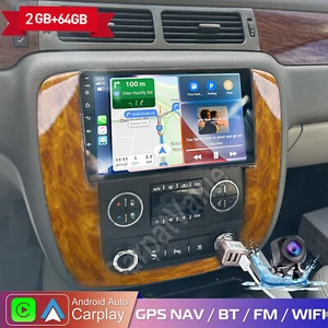 For 2007-2014 Chevy Tahoe Suburban Wireless CarPlay Android 13 Car Radio Stereo - Picture 1 of 18