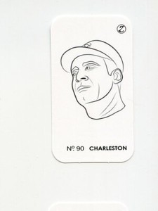 #LK.2572 OSCAR CHARLESTON Variant "A" Spot The Winner Baseball Game Card