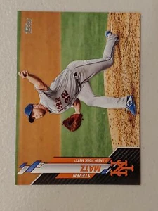 2020 Topps Series 1 STEVEN MATZ BLACK PARALLEL 30/69 NEW YORK METS #128 - Picture 1 of 1