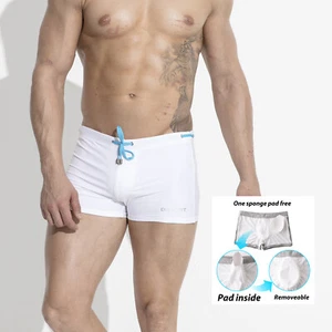 Traje de baño liso con almohadilla de bañador de esponja para hombre sexy para nadar tomar el sol - Imagen 1 de 18