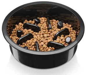 Slow Feeder Dog Bowl, Anti-Choking Puzzle Dog Food Bowl Slow down Eating, Bloat - Picture 1 of 6