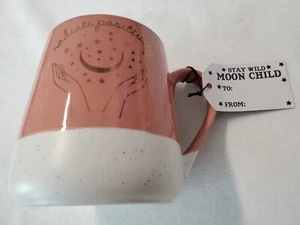 20 oz. Tazza Caffè Stay Wild Moon Ispirazione Bambino "Radia Positività" Nuova con etichette - Foto 1 di 5