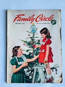 Family Circle Magazine December Christmas 1950 Ad Advertisements Americana - Picture 1 of 8