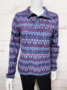 Patagonia Womens Snap Buttons Pullover Sweater Size S Multicolor Geometric - Picture 1 of 12